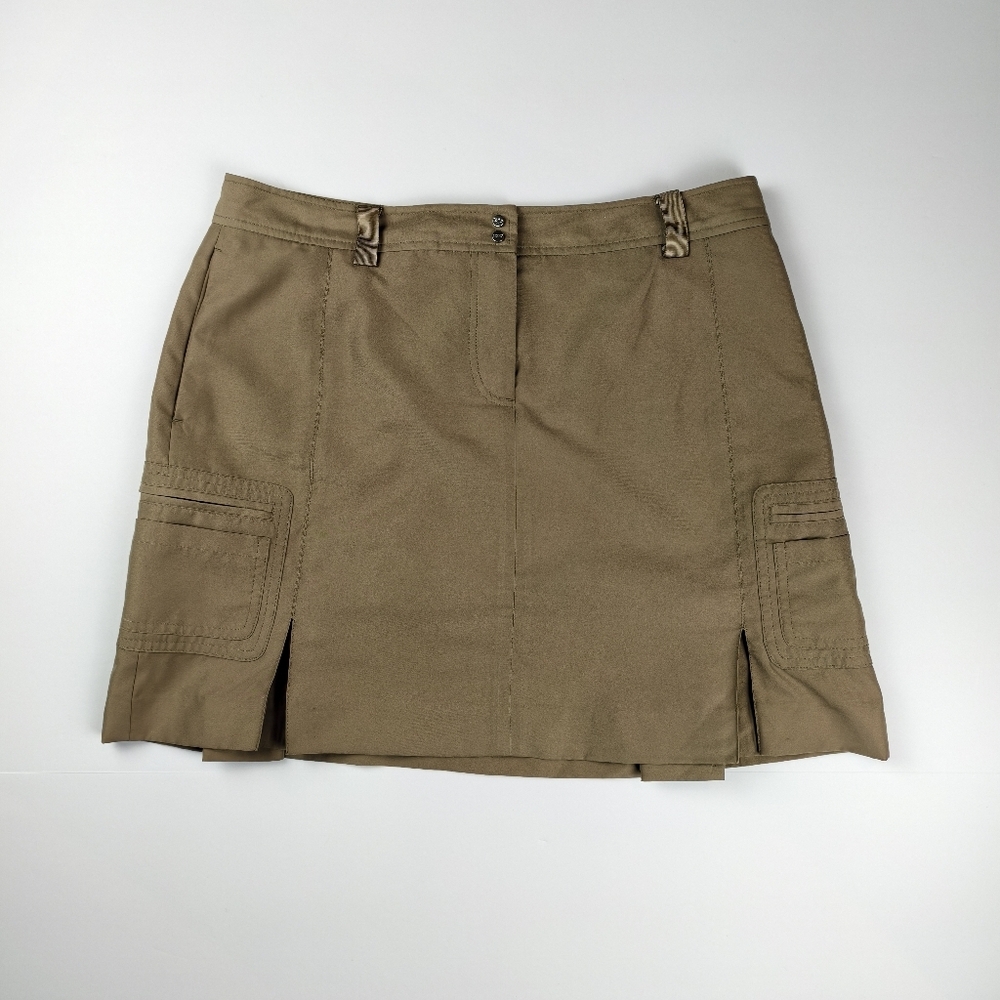 IZOD Performance Women’s Golf Skort Size 6 Khaki Lightweight Activewear